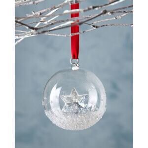 SWAROVSKI CHRISTMAS 2014 Annual Ball Ornament Star Mint and NEW